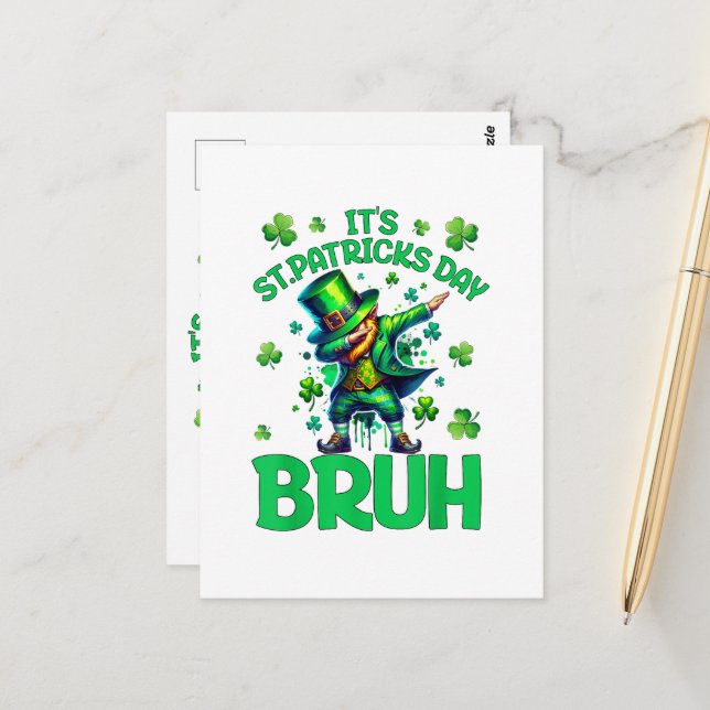 Carte Postale Bruh St-Patrick (Devant/Arrière en situation)