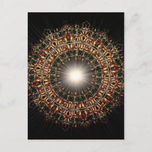 Carte Postale Brûlage de verre tendu
