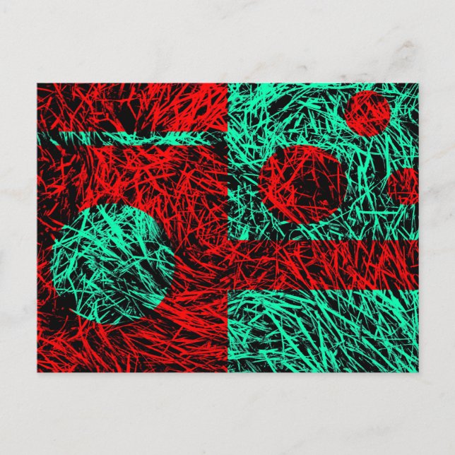 Carte Postale "Brûlure d'herbe" (Devant)