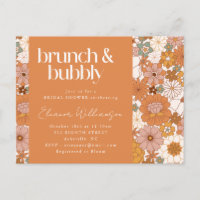 Brunch de mariage floral en terre cuite Chaleureux