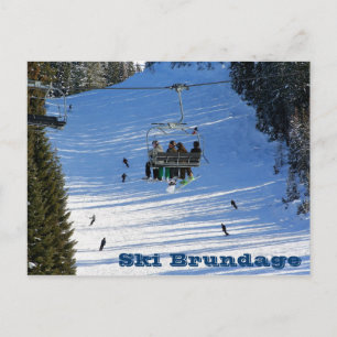 Carte Postale Brundage de ski