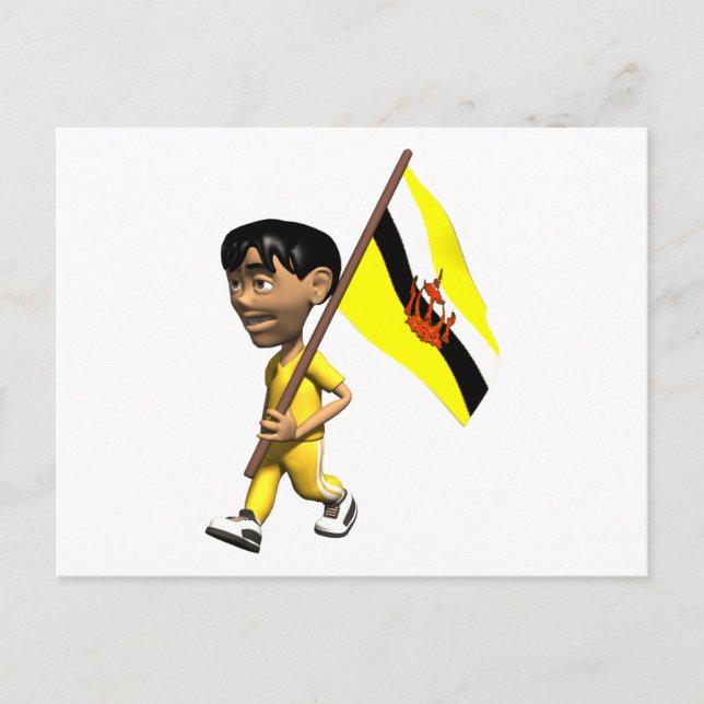 Carte Postale Brunei 3D (Devant)