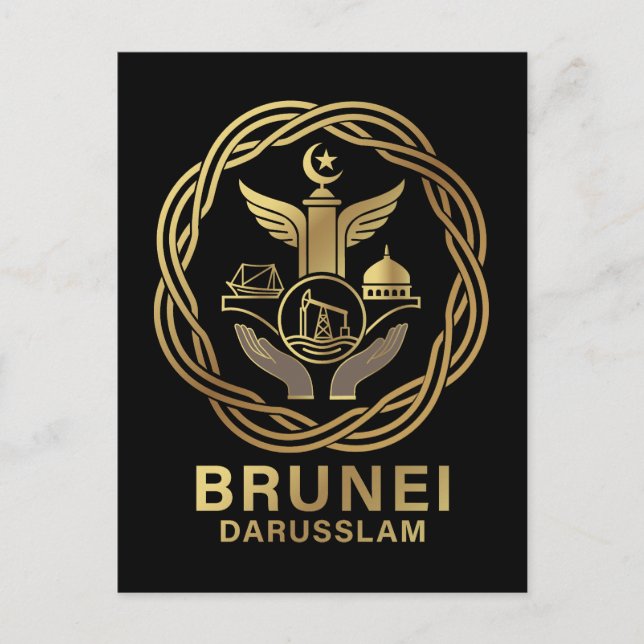 Carte Postale Brunei Darusslam Asie du Sud-Est (Devant)