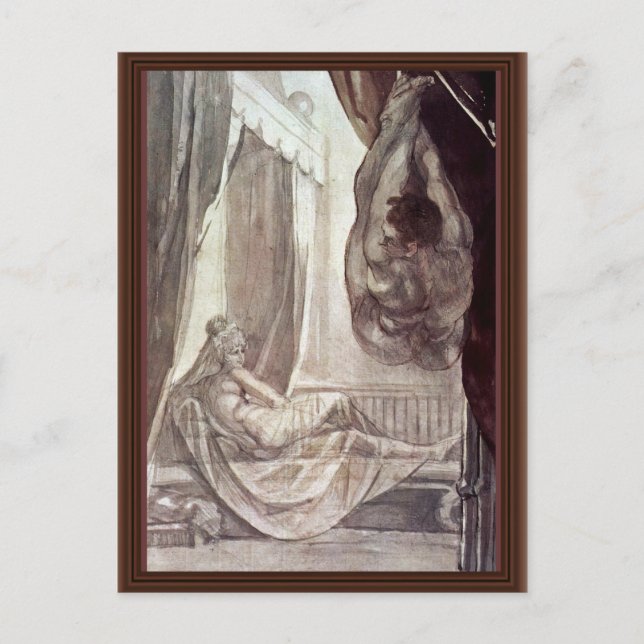 Carte Postale Brunhilde Observe Gunther, Par Füssli Johann Hein (Devant)