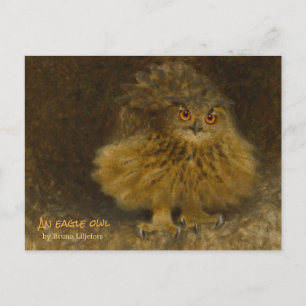 Carte Postale Bruno Liljefors Hibou d'aigle CC0710 Faune