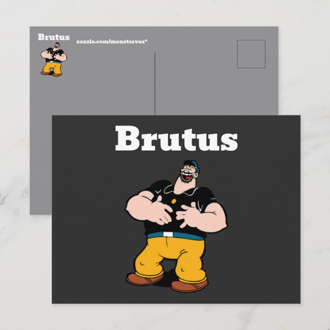 Carte postale Brutus (Devant / Derrière)