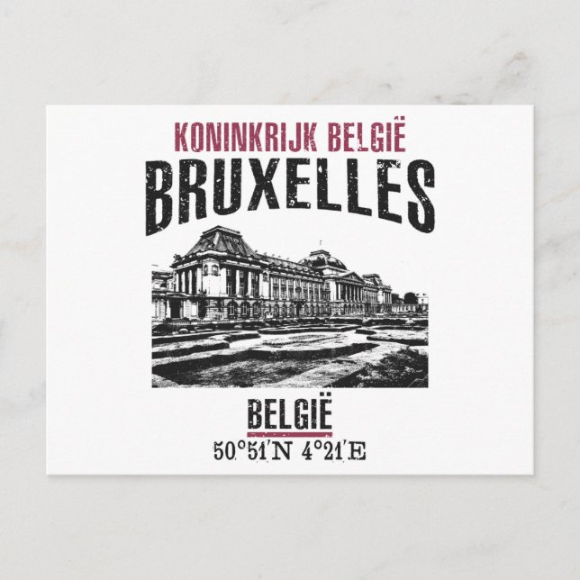 Carte Postale Bruxelles (Devant)