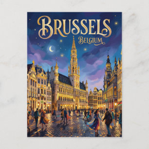 Carte Postale Bruxelles Belgique