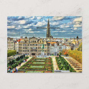 Carte Postale Bruxelles, Belgique, photo du paysage urbain