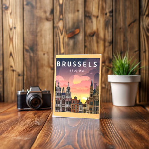 Carte Postale Bruxelles Belgique, ville populaire