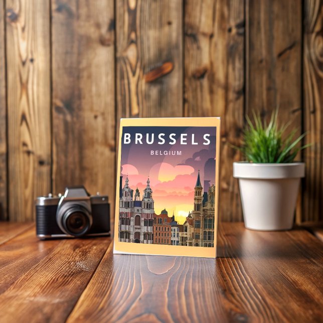 Carte Postale Bruxelles Belgique, ville populaire (Créateur téléchargé)
