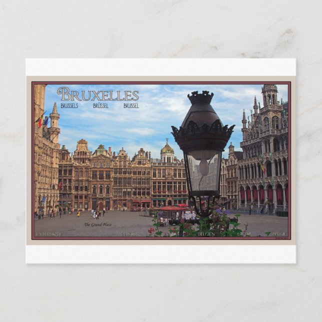 Carte Postale Bruxelles - La Grand-Place (Devant)