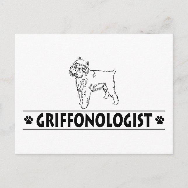 Carte Postale Bruxellois Griffon (Devant)