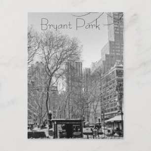 Carte Postale Bryant Park