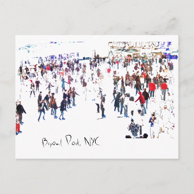 Carte Postale Bryant Park, New York, (Devant)