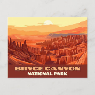 Carte Postale Bryce Canyon National Park Utah Mountains