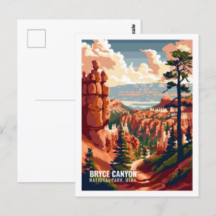 Carte Postale Bryce Canyon National Park Utah USA