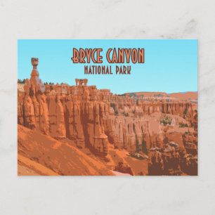 Carte Postale Bryce Canyon National Park Utah Vintage