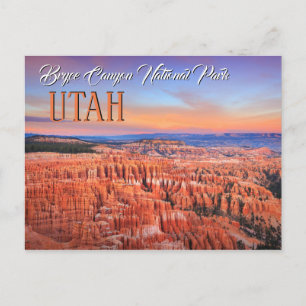 Carte Postale Bryce Canyon Utah Sunset