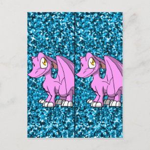 Carte Postale Bubblegum SD Furry Dragon 1 Signet