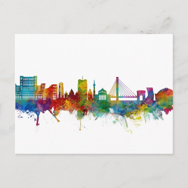 Carte postale Bucarest Romania Skyline (Devant)