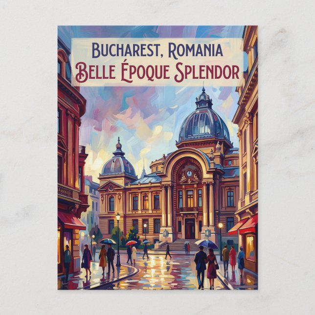 Carte Postale Bucarest Roumanie (Devant)