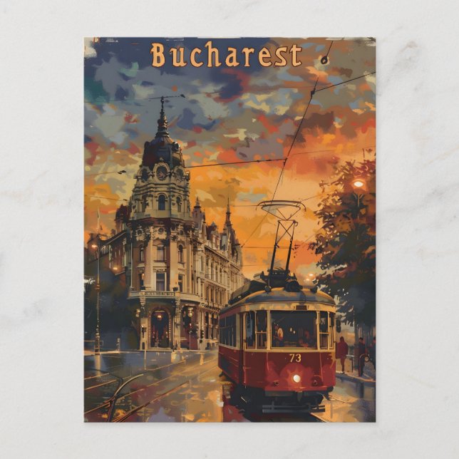 Carte Postale Bucarest Vintage (Devant)