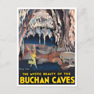 Carte Postale Buchan Caves Australie voyage vintage