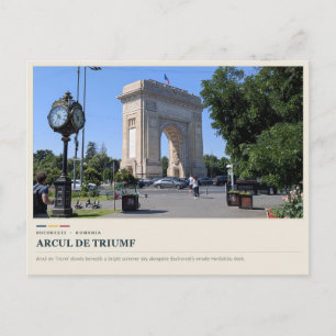 Carte Postale Bucharest Arcul de Triumf