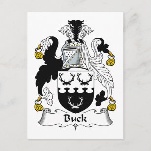 Carte Postale Buck Family Crest