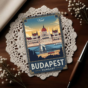 Carte Postale Budapest, Hongrie années 1960, Voyage Rétro 