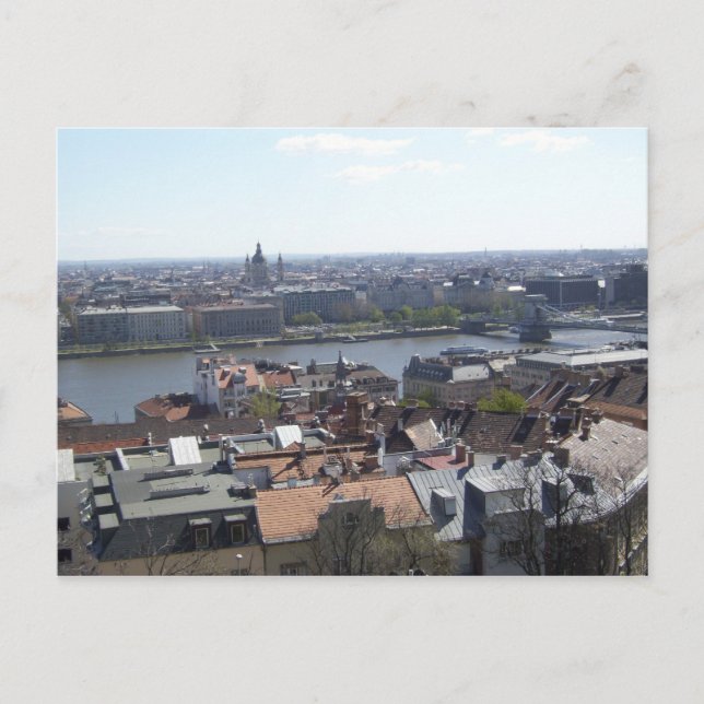 Carte Postale Budapest Hongrie Danube (Devant)