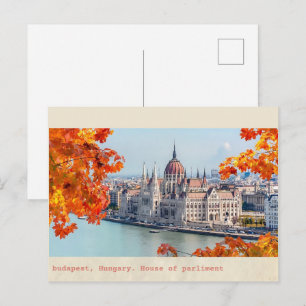 Carte Postale budapest hongrie maison vintage du parlement