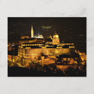 Carte Postale Budapest la nuit