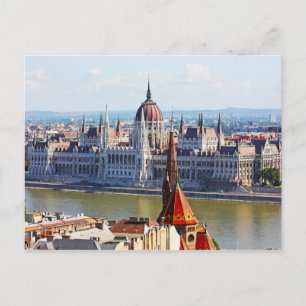 Carte Postale Budapest, le bâtiment du Parlement