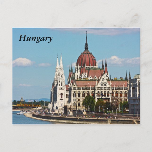 Carte Postale Budapest, le bâtiment du Parlement, Hongrie (Devant)