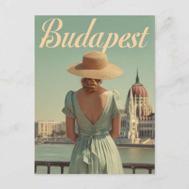 Carte Postale Budapest les années 50 voyage vintage (Devant)
