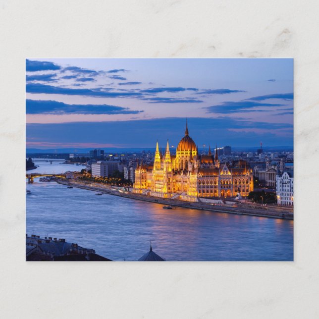 Carte Postale Budapest Parlament (Devant)