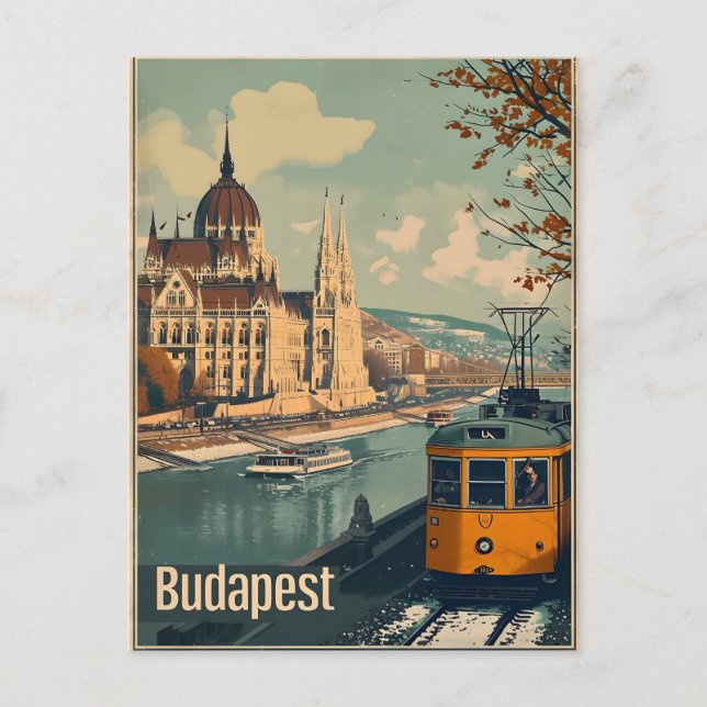 Carte Postale Budapest vintage (Devant)