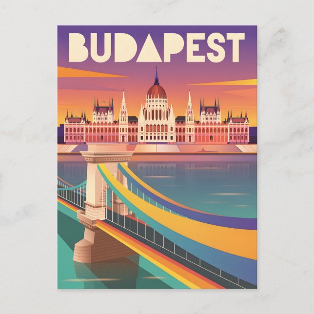 Carte Postale Budapest vintage (Devant)