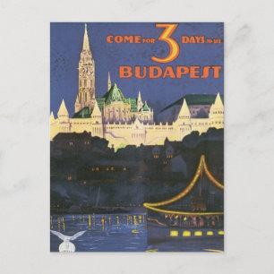 Carte Postale Budapest vintage Hongrie