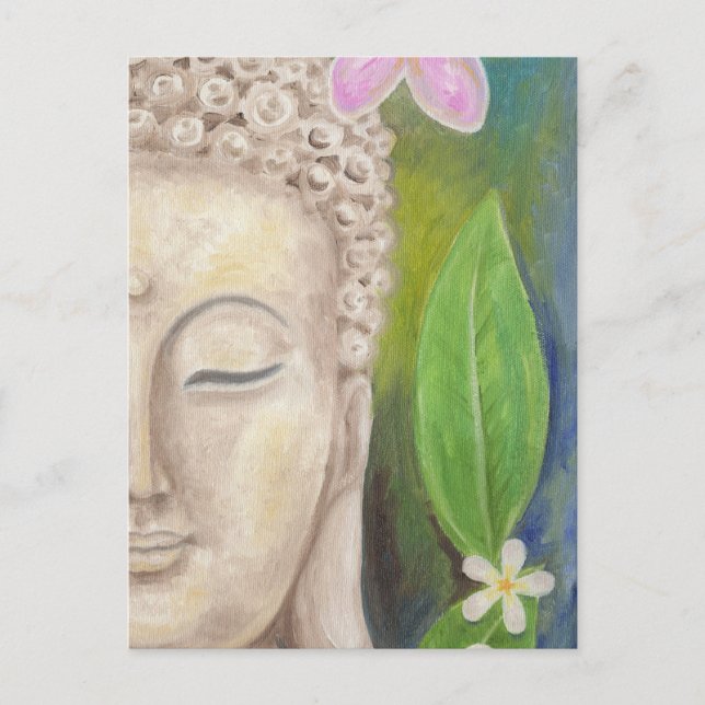 Carte Postale Buddha Face postcard (Devant)
