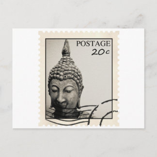 Carte Postale Buddha Postage Stamp Design