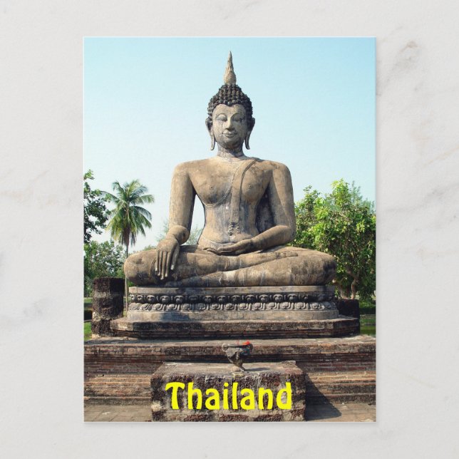 Carte Postale Buddha Sukhothai Thailand Postcard (Devant)