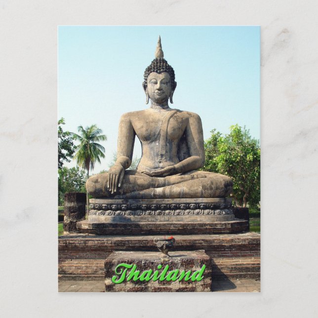 Carte Postale Buddha Sukhothai Thailand Postcard (Devant)