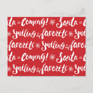 Carte Postale Buddy l'Elfe   Sourire est mon Motif favori