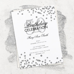 Carte Postale Budget Anniversaire Parties scintillant de fête Co