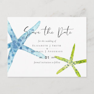 Carte Postale BUDGET BEACH Sea Mariage de vie maritime\