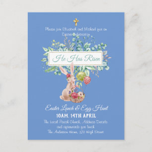 Carte Postale Budget d'invitation religieuse de Pâques