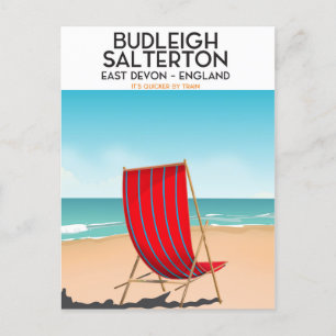 Carte Postale Budleigh Salterton, devon, affiche de voyage